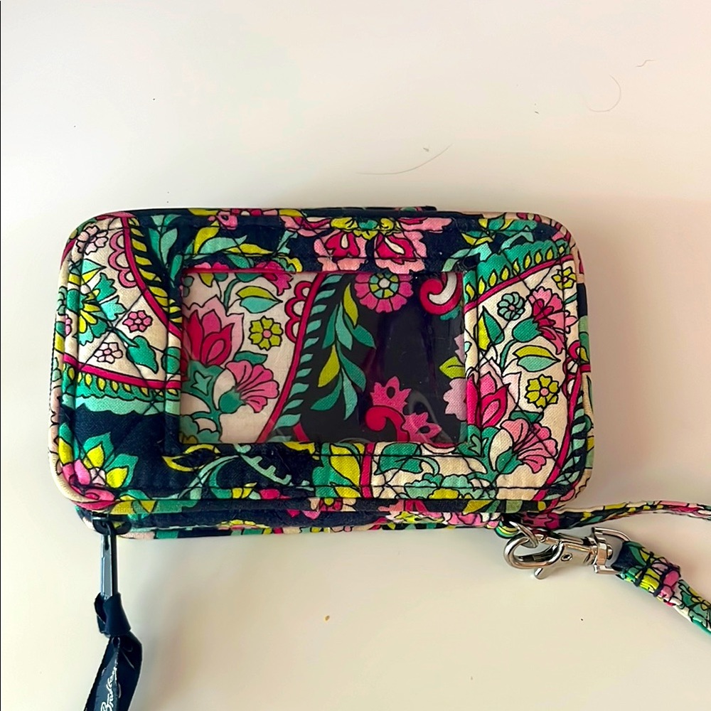 Vera Bradley floral wristlet
